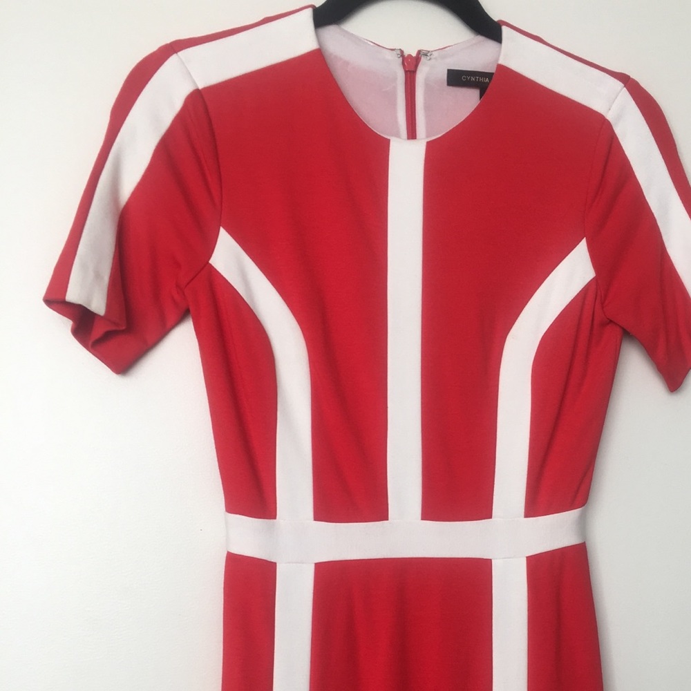 Cynthia Steffe ‘Larissa’ Contrast Trim Ponte Dress